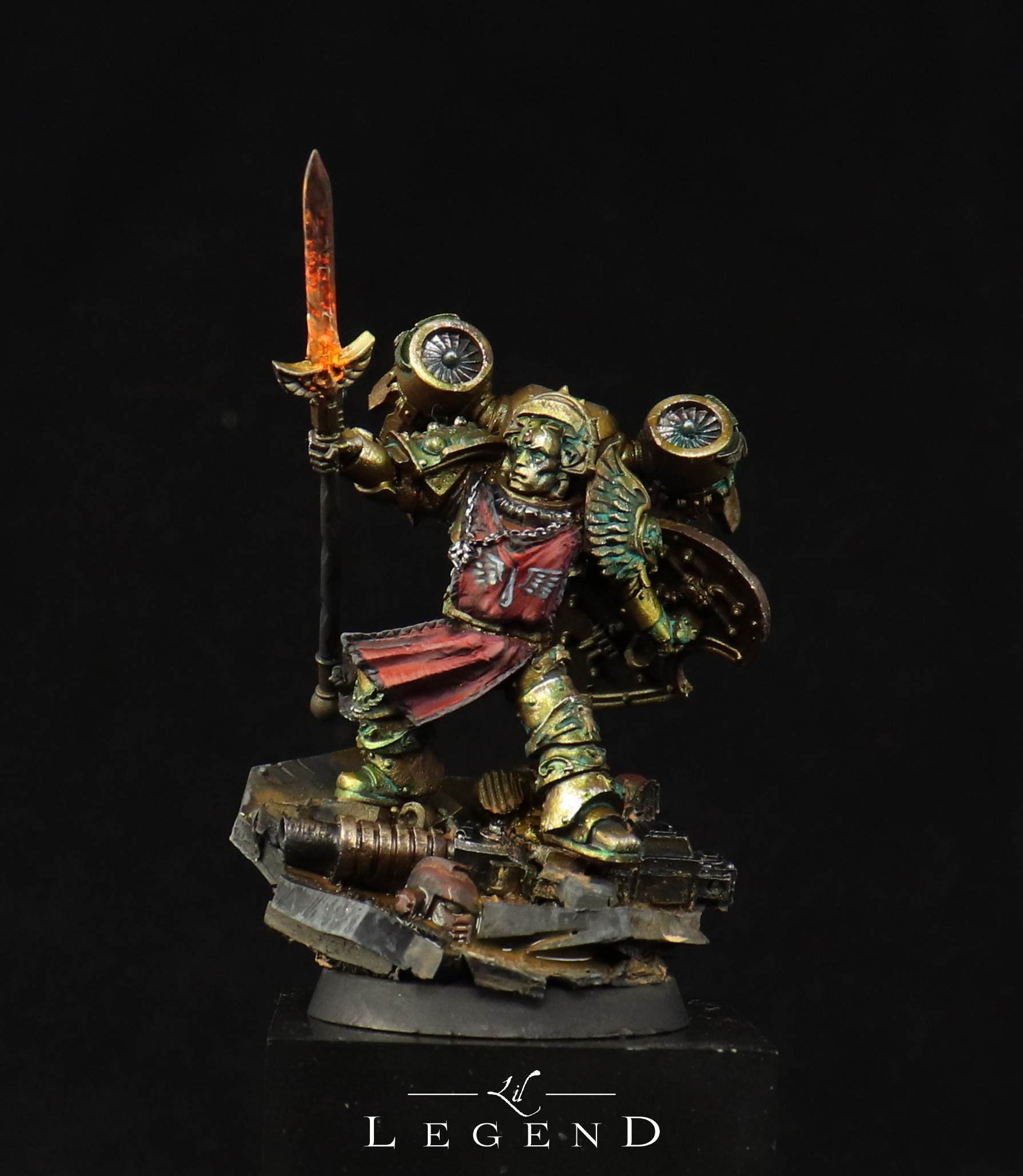 Horus Heresy Blood Angels Chaplain Comission Lil Legend Studio