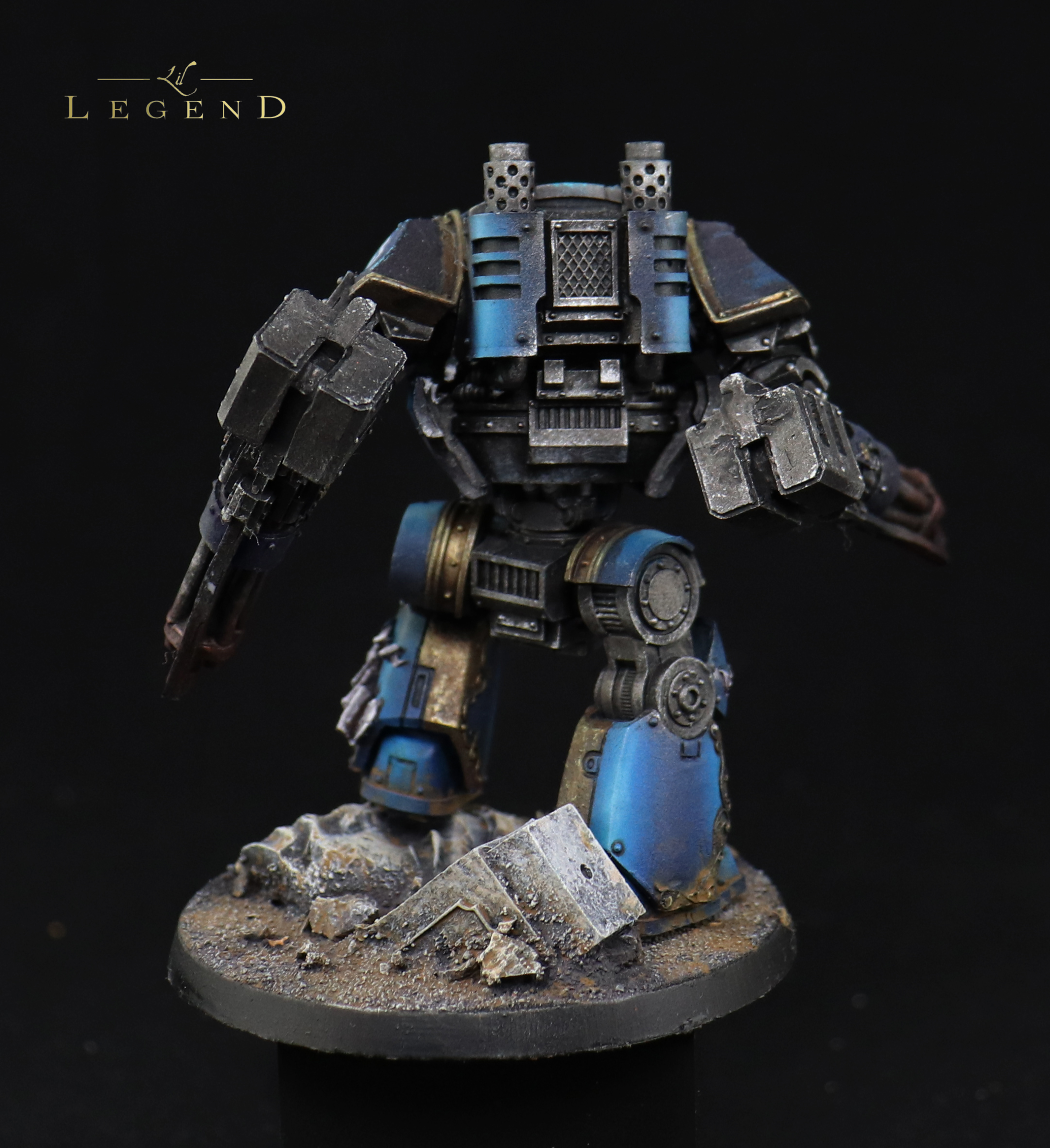 Ultramarine Contemptor Dreadnought Commissions Lil Legend Studio
